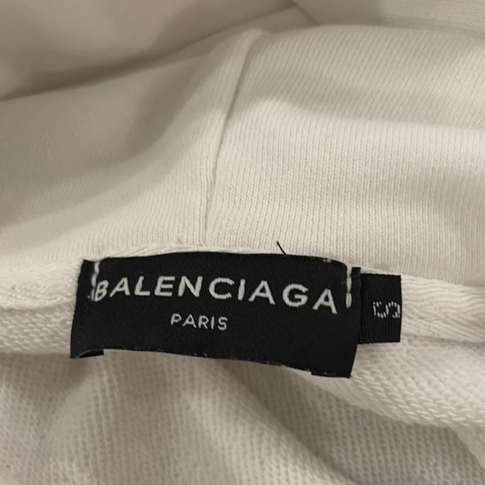 Balenciaga White Logo Men's Sweater - Picture 3 of 3